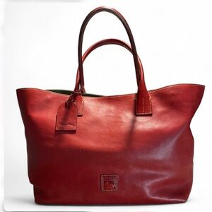 Dooney & Bourke Red Leather Tote